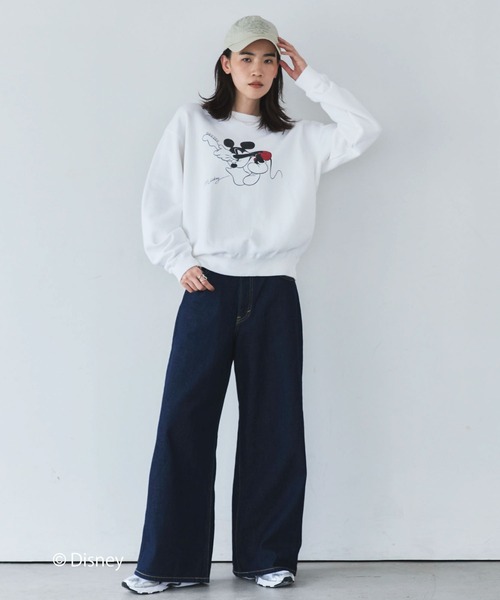 GOOD ROCK SPEED(グッドロックスピード)の「【GOOD ROCK SPEED】MICKEY/Sweat(スウェット・レディース・ホワイト・FREE)」の9枚目の写真