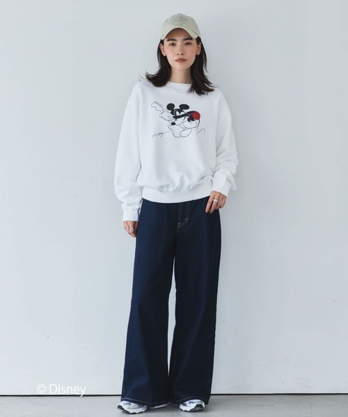 GOOD ROCK SPEED(グッドロックスピード)の「【GOOD ROCK SPEED】MICKEY/Sweat(スウェット・レディース・ホワイト・FREE)」の10枚目の写真