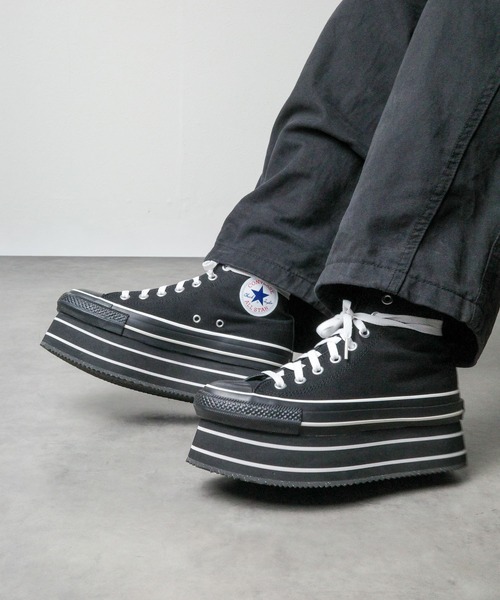 CONVERSE(コンバース)の「●CONVERSE●ALL STAR / STAGE HI / PP(スニーカー・レディース・ブラック・24cm/24.5cm/25cm/25.5cm/23cm/23.5cm)」の1枚目の写真