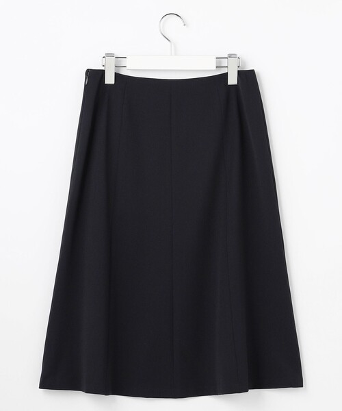J.PRESS Ladies（J.プレス レディス）の「【セットアップ対応】T/R アルガンシルク フレア スカート（スカート・レディース・ネイビー系1/ダークブラウン系・XS/S）」の12枚目の写真