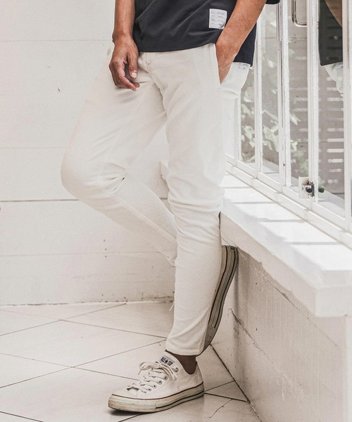 wjk reluxe(ダブルジェーケーリラックス)の「mp15279- Corduroy Banana Pants コーデュロイバナナパンツ(WR26W-15)(その他パンツ・メンズ・チャコール/グレイッシュベージュ/ホワイト・L/M/S)」の6枚目の写真