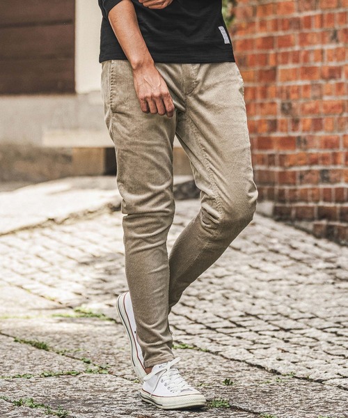 wjk reluxe(ダブルジェーケーリラックス)の「mp15279- Corduroy Banana Pants コーデュロイバナナパンツ(WR26W-15)(その他パンツ・メンズ・チャコール/グレイッシュベージュ/ホワイト・L/M/S)」の13枚目の写真