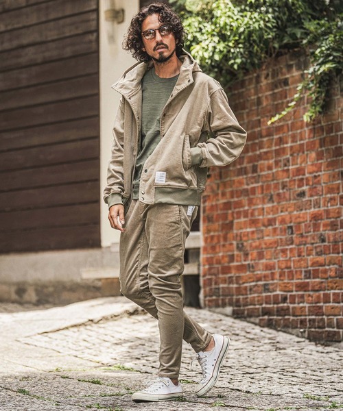 wjk reluxe(ダブルジェーケーリラックス)の「mp15279- Corduroy Banana Pants コーデュロイバナナパンツ(WR26W-15)(その他パンツ・メンズ・チャコール/グレイッシュベージュ/ホワイト・L/M/S)」の18枚目の写真