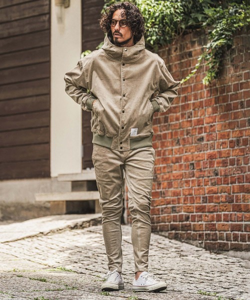 wjk reluxe(ダブルジェーケーリラックス)の「mp15279- Corduroy Banana Pants コーデュロイバナナパンツ(WR26W-15)(その他パンツ・メンズ・チャコール/グレイッシュベージュ/ホワイト・L/M/S)」の19枚目の写真