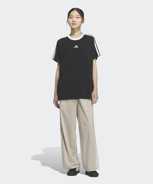 adidas(アディダス)の「トリコット ルーズフィット ストレートレッグ オープンヘムパンツ / アディダス adidas(その他パンツ・レディース・ベージュ・XX-LARGE/LARGE/MEDIUM/SMALL/X-LARGE/X-SMALL)」の3枚目の写真