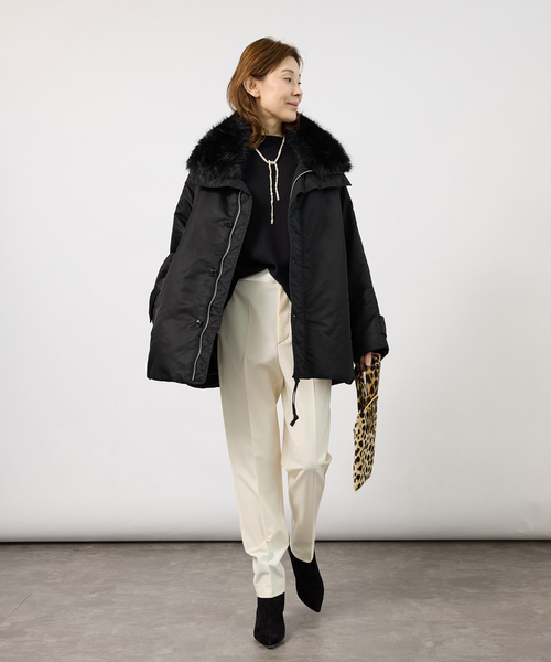 upperhights(アッパーハイツ)の「upper hights アッパーハイツ The U-Bench Mid 403A41402(その他アウター・レディース・ライトグレー/ブラック・X-SMALL)」の20枚目の写真