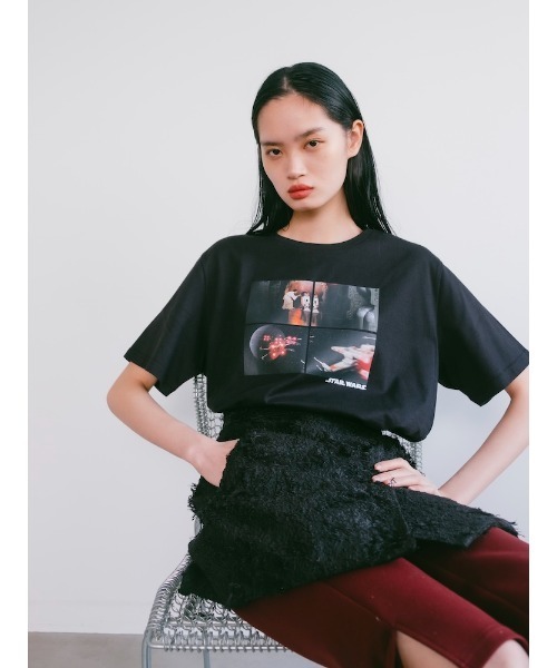 sahara(サハラ)の「Cut Jacquard Apron(スカート・レディース・アイボリー/ブラック・FREE)」の15枚目の写真