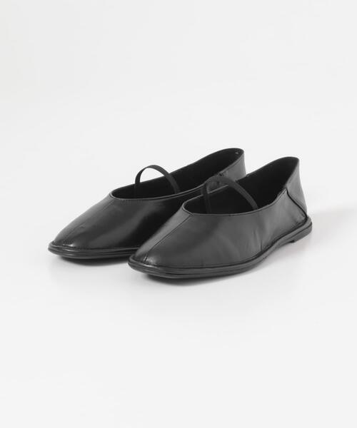 URBAN RESEARCH ROSSO WOMEN(アーバンリサーチ ロッソ)の「HOSIS シンプルフラットシューズ(バレエシューズ・レディース・ブラック・39)」の1枚目の写真