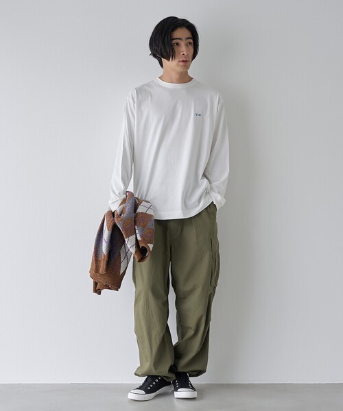 coen(コーエン)の「【吸水速乾、遮熱性、接触冷感、UVカット】Penneys × WELLTECT 別注 無地長袖Tシャツ(Tシャツ/カットソー・メンズ・ホワイト/ダークブラウン/ブラック・L/M/XL/S)」の4枚目の写真