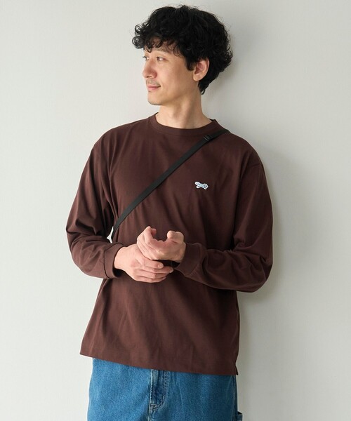coen(コーエン)の「【吸水速乾、遮熱性、接触冷感、UVカット】Penneys × WELLTECT 別注 無地長袖Tシャツ(Tシャツ/カットソー・メンズ・ホワイト/ダークブラウン/ブラック・L/M/XL/S)」の16枚目の写真