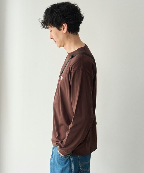 coen(コーエン)の「【吸水速乾、遮熱性、接触冷感、UVカット】Penneys × WELLTECT 別注 無地長袖Tシャツ(Tシャツ/カットソー・メンズ・ホワイト/ダークブラウン/ブラック・L/M/XL/S)」の17枚目の写真