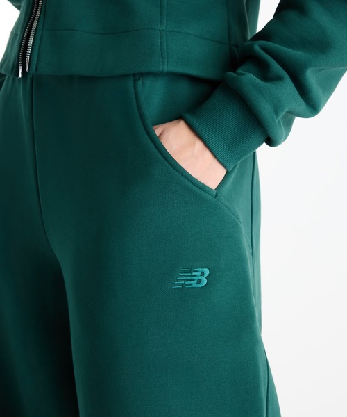 NEW BALANCE(ニューバランス)の「Athletics Crafted スウェットパンツ(裏起毛)(スウェットパンツ・レディース・ダークグリーン/アイボリー・SMALL/MEDIUM/LARGE/X-LARGE)」の6枚目の写真