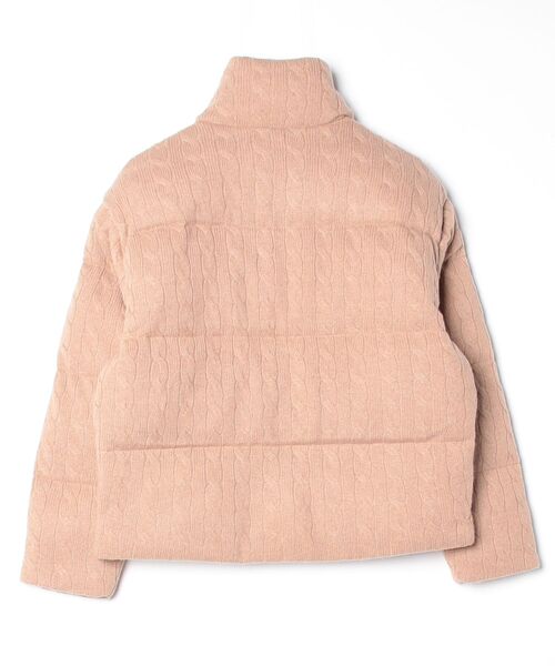 POLO RALPH LAUREN(ポロ ラルフ ローレン)の「ケーブル ウールカシミヤ パッファー ジャケット(ブルゾン・レディース・ブラウン系5・L/XXS/XS/S/M)」の7枚目の写真