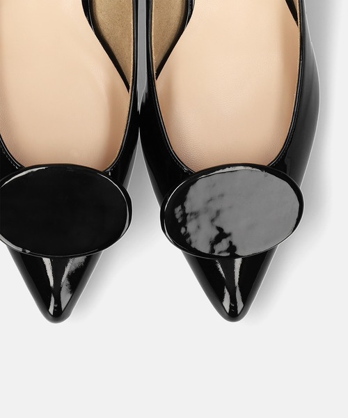 MAMIAN(マミアン)の「オーパルパーツ パンプス (5.0cmヒール)(パンプス・レディース・グレイッシュベージュ/ブラック/ボルドー・23.0cm/24.5cm/23.5cm/22.5cm/25.0cm/24.0cm)」の5枚目の写真