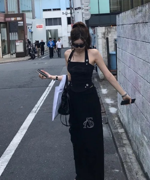 as you are（アズユーアー）の「◇ASYOUARE◇ブランド直輸入正規品/ベルト付きダメージスウェットパンツ Belted Distressed Sweatpants（スウェットパンツ・レディース・グレー/ブラック・M）」の9枚目の写真