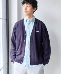 Penneys(ぺニーズ)別注ワンポイントVネック アクリルニットカーディガン