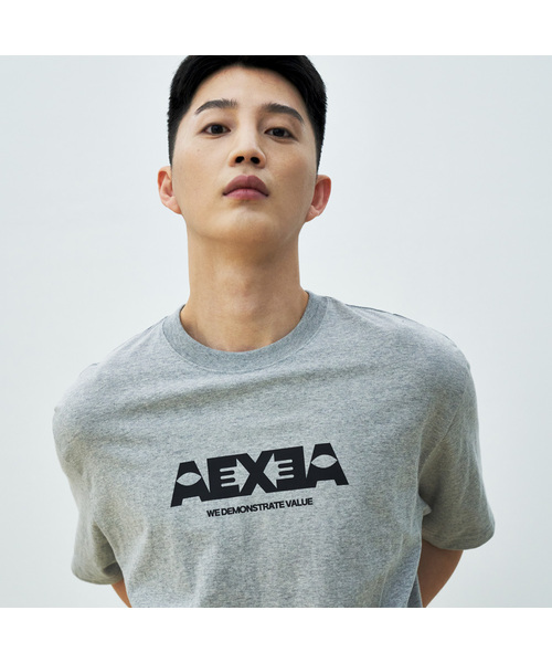 AEXEA(アクシー)の「シーアイツー 半袖Tシャツ E04BRD_ABX10218(Tシャツ/カットソー・メンズ・ブラック/ホワイト/ブルー/グレー系その他・M/L/XL/S)」の1枚目の写真