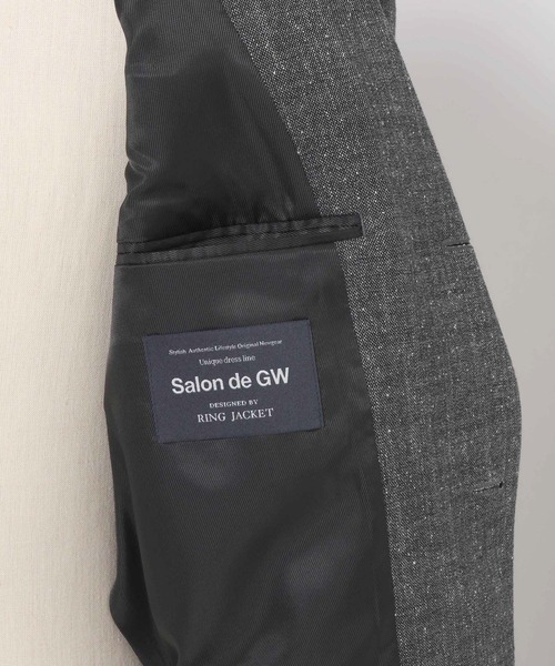 GLOBAL WORK(グローバルワーク)の「ストレッチツイードジャケット/Salon de GW/681254(その他アウター・メンズ・グレー系その他7・X-LARGE/LARGE/SMALL/MEDIUM)」の21枚目の写真