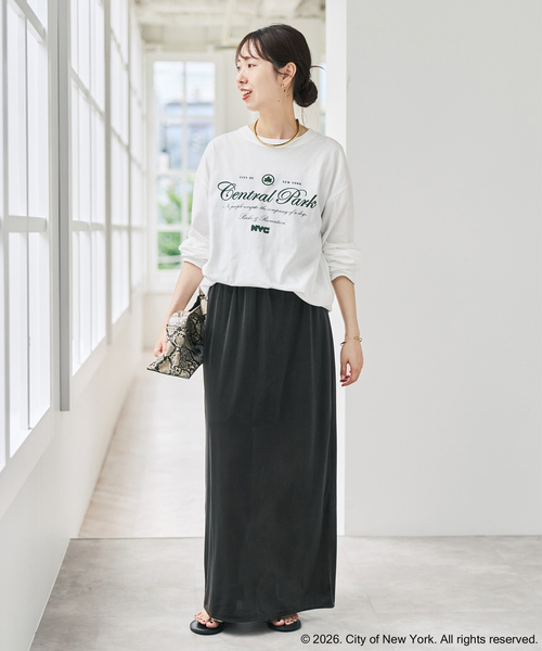 Spick & Span(スピックアンドスパン)の「《別注》GOOD ROCK SPEED NYC SHEER L/S TEE(Tシャツ/カットソー・レディース・ブラウン/ホワイト/ネイビー・FREE)」の10枚目の写真