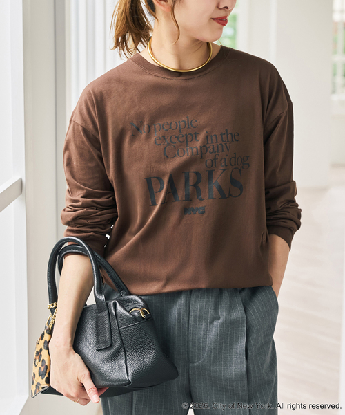 Spick & Span(スピックアンドスパン)の「《別注》GOOD ROCK SPEED NYC SHEER L/S TEE(Tシャツ/カットソー・レディース・ブラウン/ホワイト/ネイビー・FREE)」の13枚目の写真