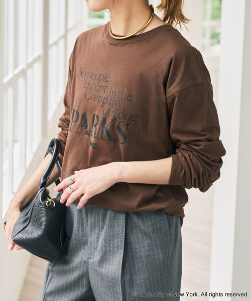 Spick & Span(スピックアンドスパン)の「《別注》GOOD ROCK SPEED NYC SHEER L/S TEE(Tシャツ/カットソー・レディース・ブラウン/ホワイト/ネイビー・FREE)」の15枚目の写真