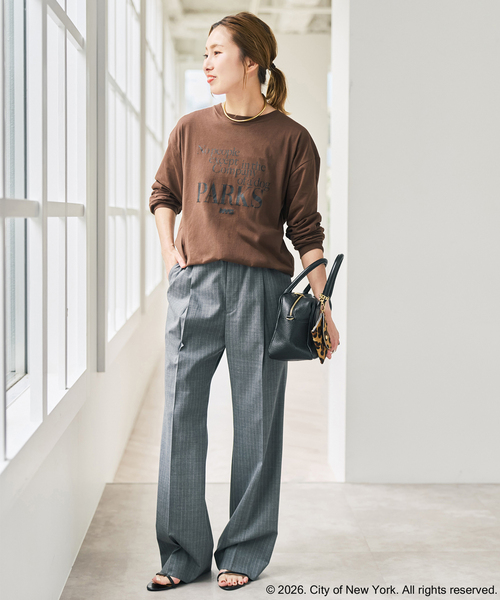 Spick & Span(スピックアンドスパン)の「《別注》GOOD ROCK SPEED NYC SHEER L/S TEE(Tシャツ/カットソー・レディース・ブラウン/ホワイト/ネイビー・FREE)」の20枚目の写真
