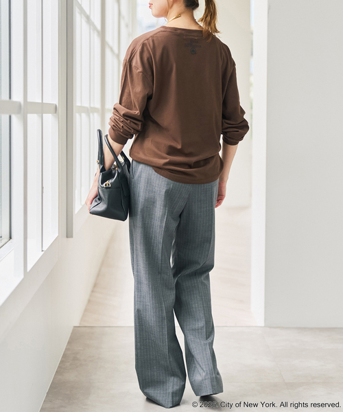 Spick & Span(スピックアンドスパン)の「《別注》GOOD ROCK SPEED NYC SHEER L/S TEE(Tシャツ/カットソー・レディース・ブラウン/ホワイト/ネイビー・FREE)」の22枚目の写真