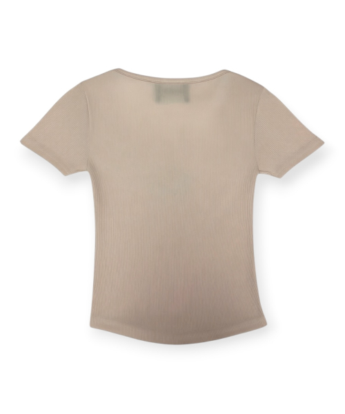 BORN SLIPPY(ボーンスリッピー)の「Crystal Star Square Neck Tee (Pink)(Tシャツ/カットソー・レディース・その他・FREE)」の2枚目の写真