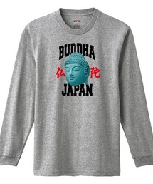 NIPOP（ニポップ）の「NIPOP（ニポップ） 長袖Tシャツ 仏陀 イラスト 和 プリント インバウンド お土産 ロンT トップス メンズ ユニセックス（Tシャツ/カットソー）」