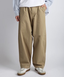 Hanes / ヘインズ ワイドフィット コットンツイル チノパンツ ワイドパンツ