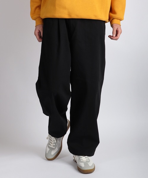WESTSEA(ウエストシー)の「Hanes / ヘインズ ワイドフィット コットンツイル チノパンツ ワイドパンツ(チノパンツ・メンズ・カーキ/ベージュ/ブラック・LL/L/M)」の14枚目の写真