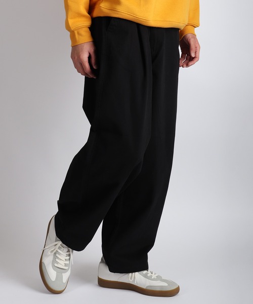 WESTSEA(ウエストシー)の「Hanes / ヘインズ ワイドフィット コットンツイル チノパンツ ワイドパンツ(チノパンツ・メンズ・カーキ/ベージュ/ブラック・LL/L/M)」の17枚目の写真