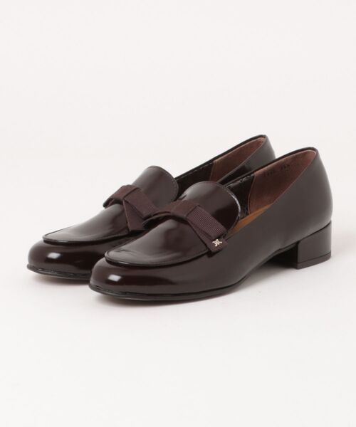 MACKINTOSH LONDON（マッキントッシュ ロンドン）の「リボンモチーフローファー（ローファー・レディース・ダークブラウン/ブラック・22.5cm/23.0cm/23.5cm/24.0cm/24.5cm/22.0cm）」の2枚目の写真