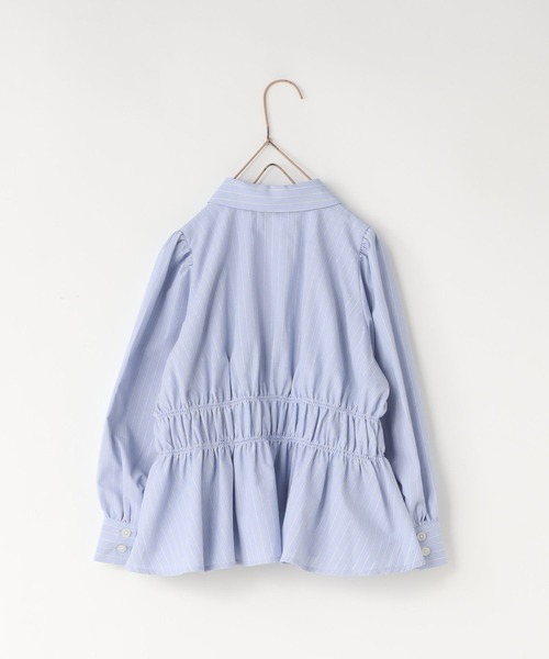 LOWRYS FARM(ローリーズファーム)の「コタットシャーリングシャツ 1063354(シャツ/ブラウス・キッズ・ゴールド/ライトブルー/グリーン系その他・130cm/120cm/140cm/110cm/150cm)」の16枚目の写真
