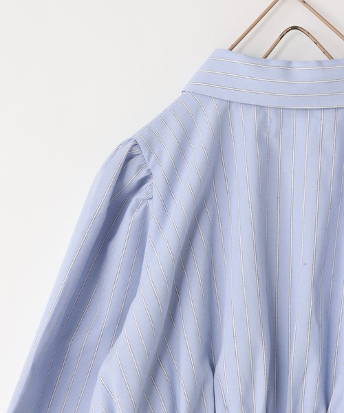LOWRYS FARM(ローリーズファーム)の「コタットシャーリングシャツ 1063354(シャツ/ブラウス・キッズ・ゴールド/ライトブルー/グリーン系その他・130cm/120cm/140cm/110cm/150cm)」の17枚目の写真