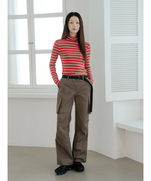 NITINA(ニティナ)の「オーバーサイズビッグポケットパンツ BR(その他パンツ・レディース・ブラウン・SMALL/MEDIUM)」の3枚目の写真