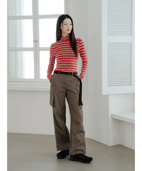 NITINA(ニティナ)の「オーバーサイズビッグポケットパンツ BR(その他パンツ・レディース・ブラウン・SMALL/MEDIUM)」の4枚目の写真