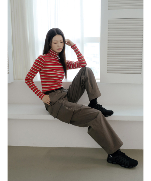 NITINA(ニティナ)の「オーバーサイズビッグポケットパンツ BR(その他パンツ・レディース・ブラウン・SMALL/MEDIUM)」の6枚目の写真