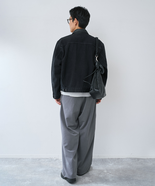 B.C STOCK(ベーセーストック)の「DENIM TRUCKER JKT(デニムジャケット・メンズ・ブラック/ブルー系その他・LARGE/MEDIUM)」の12枚目の写真