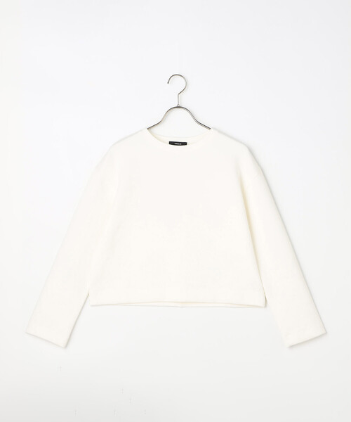 COMME CA ISM（コムサイズム）の「クロップド長袖 Tシャツ（Tシャツ/カットソー・レディース・ブラック/ホワイト・M/S/LL/L）」の17枚目の写真