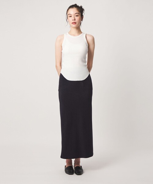 john masters UNITED ARROWS（ジョンマスターユナイテッドアローズ）の「＜john masters UNITED ARROWS＞ファブリックコスメ モイスチャーリブタンクトップ（タンクトップ・レディース・ブラウン/ホワイト/ブラック・FREE）」の11枚目の写真