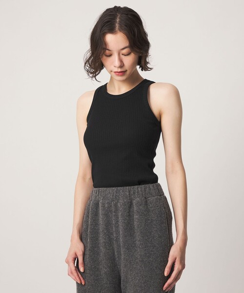 john masters UNITED ARROWS（ジョンマスターユナイテッドアローズ）の「＜john masters UNITED ARROWS＞ファブリックコスメ モイスチャーリブタンクトップ（タンクトップ・レディース・ブラウン/ホワイト/ブラック・FREE）」の14枚目の写真
