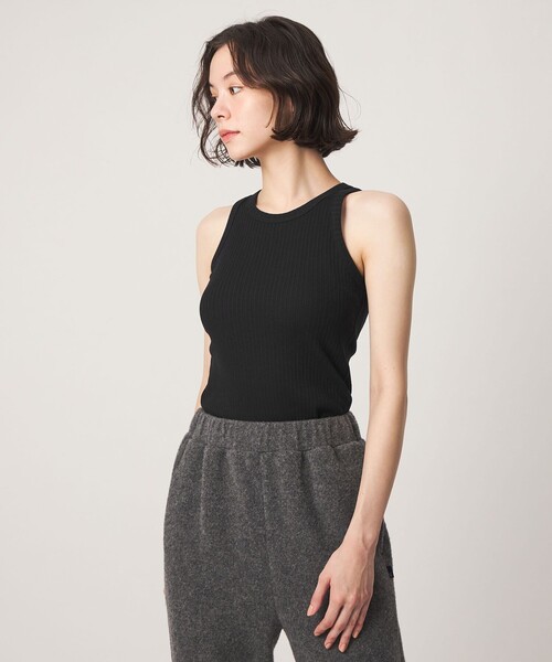 john masters UNITED ARROWS（ジョンマスターユナイテッドアローズ）の「＜john masters UNITED ARROWS＞ファブリックコスメ モイスチャーリブタンクトップ（タンクトップ・レディース・ブラウン/ホワイト/ブラック・FREE）」の15枚目の写真