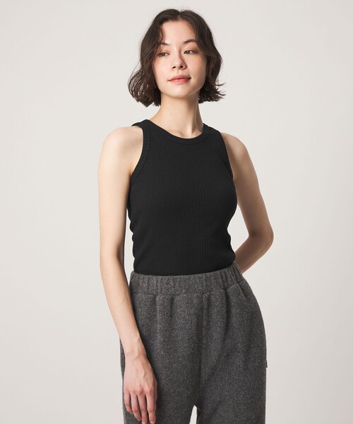 john masters UNITED ARROWS（ジョンマスターユナイテッドアローズ）の「＜john masters UNITED ARROWS＞ファブリックコスメ モイスチャーリブタンクトップ（タンクトップ・レディース・ブラウン/ホワイト/ブラック・FREE）」の16枚目の写真