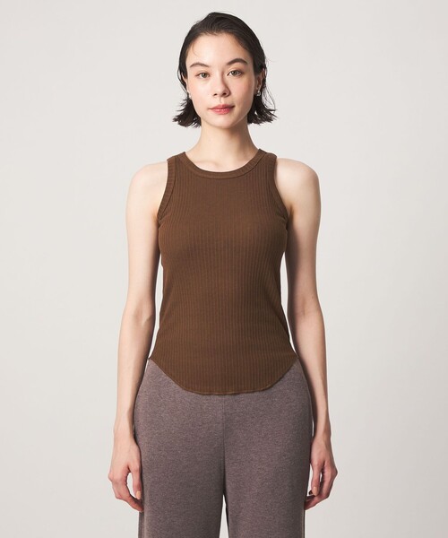 john masters UNITED ARROWS（ジョンマスターユナイテッドアローズ）の「＜john masters UNITED ARROWS＞ファブリックコスメ モイスチャーリブタンクトップ（タンクトップ・レディース・ブラウン/ホワイト/ブラック・FREE）」の22枚目の写真