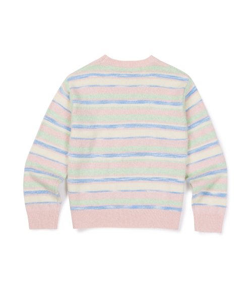 MMLG(エムエムエルジー)の「PALETTE STRIPE KNIT (PINK)(ニット/セーター・レディース・その他・SMALL/MEDIUM/LARGE/X-LARGE)」の3枚目の写真