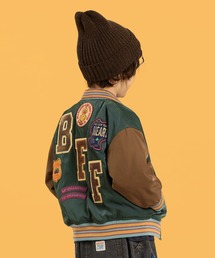 ROOPTOKYO（ループトウキョウ）の「F.O.KIDS/エフオーキッズ カスタムワッペンバーシティジャケット カジュアル 通園 子供服 男の子 女の子 2026秋冬 秋服 冬服（ブルゾン）」