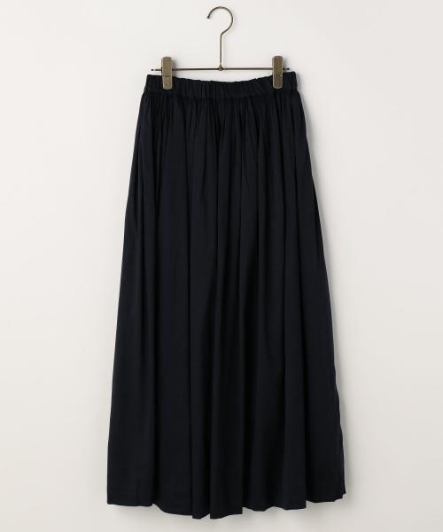 RAY CASSIN（レイカズン）の「綿レーヨンマキシスカート（スカート・レディース・カーキ/ネイビー/キナリ・FREE）」の3枚目の写真