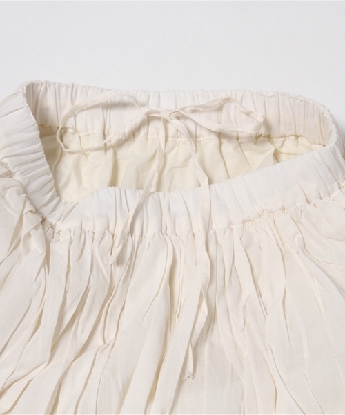 RAY CASSIN（レイカズン）の「綿レーヨンマキシスカート（スカート・レディース・カーキ/ネイビー/キナリ・FREE）」の10枚目の写真