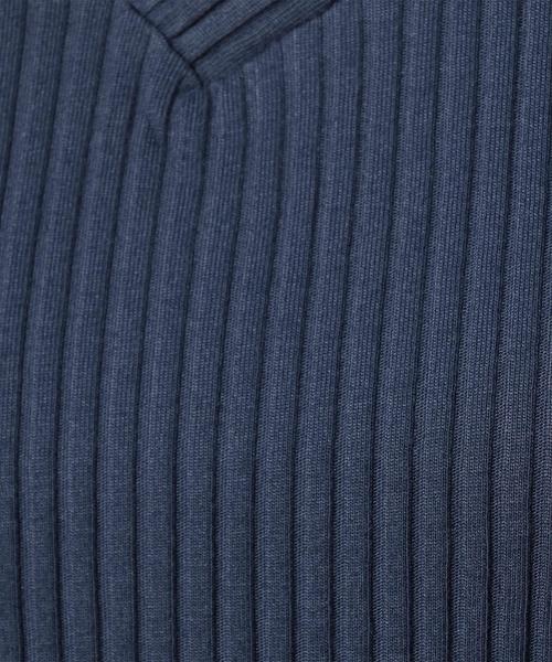 BEAUTY&YOUTH UNITED ARROWS（ビューティーアンドユースユナイテッドアローズ）の「BY トタンテレコ Vネックフレンチスリーブ◆（Tシャツ/カットソー・レディース・ホワイト/ベージュ/ネイビー・FREE）」の12枚目の写真